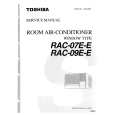 TOSHIBA RAC-07E-E Service Manual