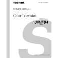 TOSHIBA 34HF84 Service Manual