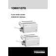 TOSHIBA 1370 Owners Manual