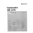TOSHIBA SB-A70 Service Manual