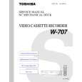 TOSHIBA W707 Service Manual
