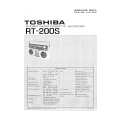 TOSHIBA RT200S Service Manual