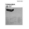 TOSHIBA SB-77 Service Manual
