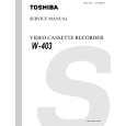 TOSHIBA W403 Service Manual