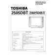 TOSHIBA 2805DBT Service Manual