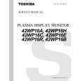 TOSHIBA 42WP16E Service Manual