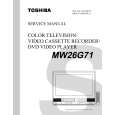 TOSHIBA MW26G71 Service Manual