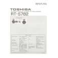 TOSHIBA RT-S782 Service Manual