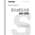 TOSHIBA SD1200 Service Manual