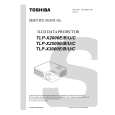 TOSHIBA TLP-X3000B Service Manual