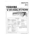 TOSHIBA V81/83W G Service Manual