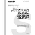 TOSHIBA SD2550T Service Manual