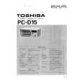 TOSHIBA PC-D15 Service Manual