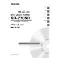 TOSHIBA SD-770SR Owners Manual